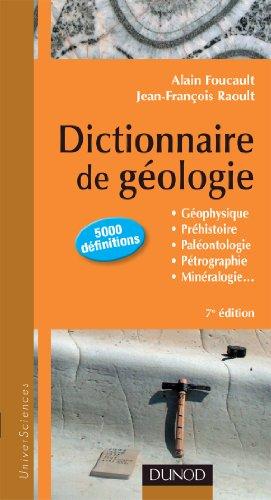 Dictionnaire de géologie