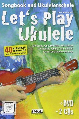 Let's Play Ukulele mit 2 CDs + DVD