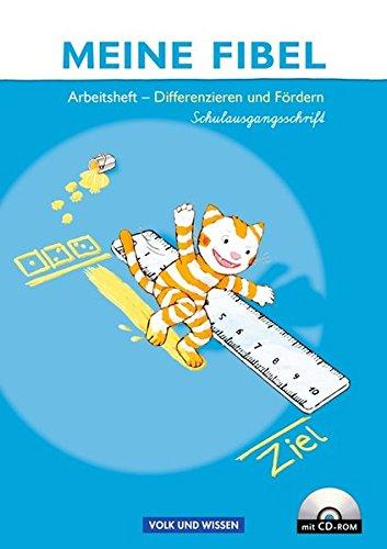 Meine Fibel - Ausgabe 2009: Differenzieren und Fördern: Arbeitsheft in Schulausgangsschrift mit CD-ROM