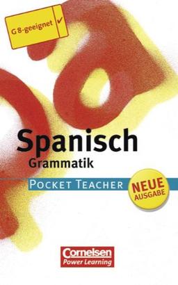 Pocket Teacher - Sekundarstufe I (mit Umschlagklappen): Spanisch: Grammatik