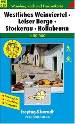 Freytag Berndt Wanderkarte, 015, Westliches Weinviertel - Leiser Berge - Stockerau - Hollabrunn 1:50.000