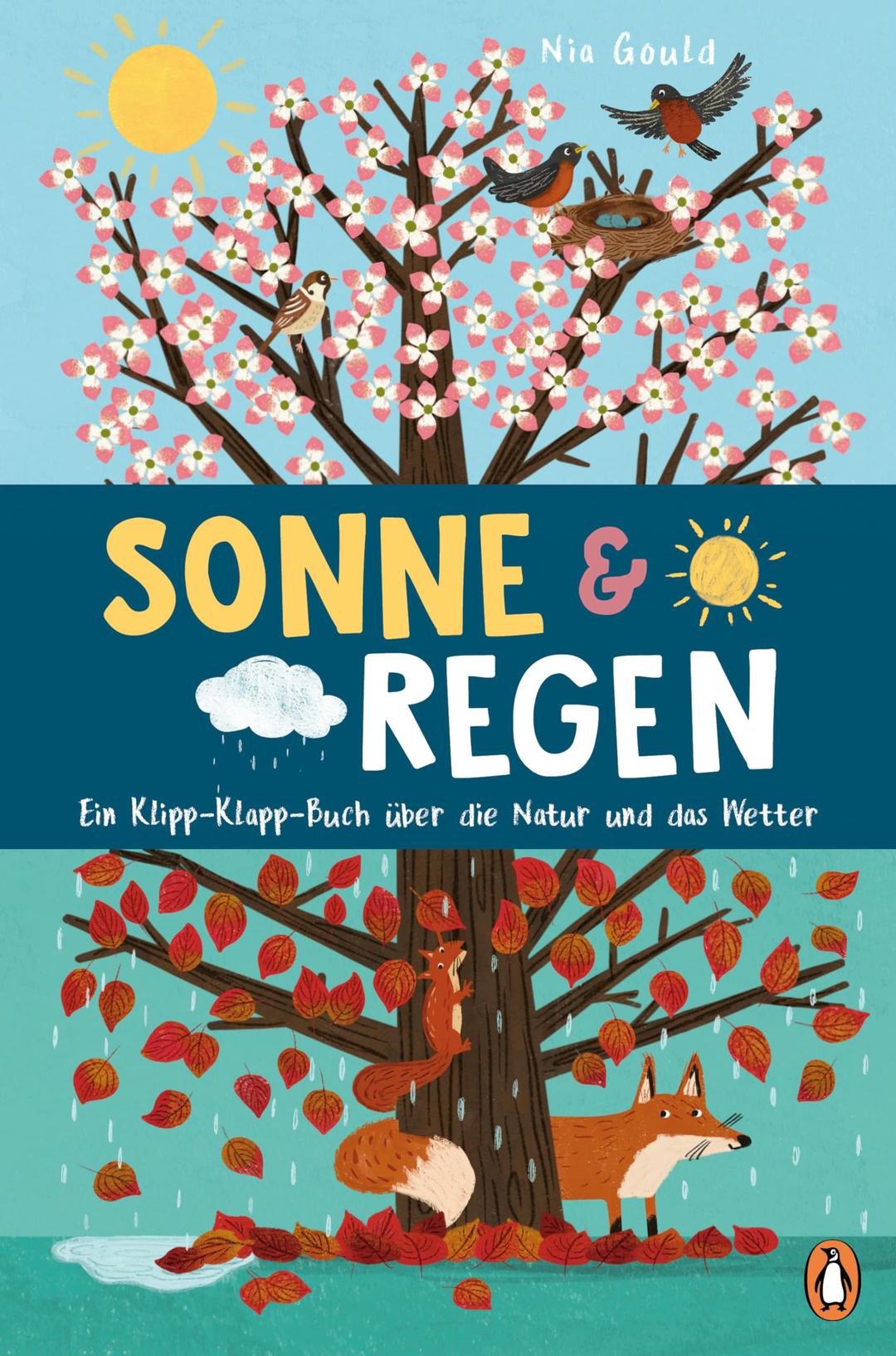 Sonne & Regen - Ein Klipp-Klapp-Buch über die Natur und das Wetter: Pappbilderbuch ab 2 ½ Jahren mit Klipp-Klapp-Seiten