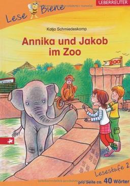 Annika und Jakob im Zoo: Lesebiene Stufe 2