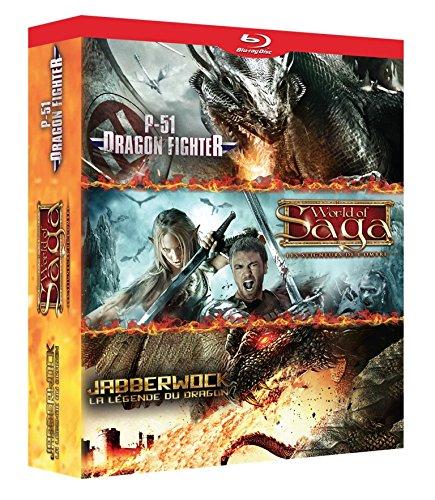 Coffret créatures dragons : p-51 ; jabberwock ; world of saga [Blu-ray] [FR Import]