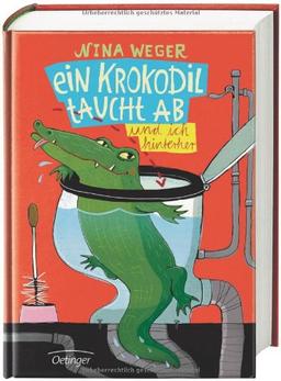 Ein Krokodil taucht ab