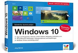 Windows 10: Schritt für Schritt erklärt. Das Handbuch im praktischen Querformat. Komplett in Farbe. Aktuell inkl. Frühjahrs-Update 2020.