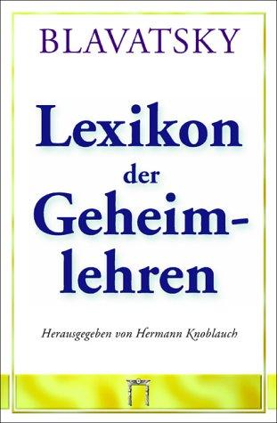 Lexikon der Geheimlehren