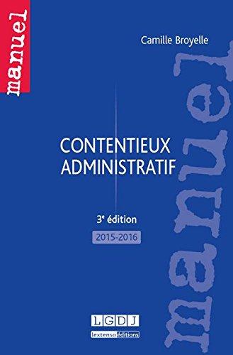 Contentieux administratif : 2015-2016