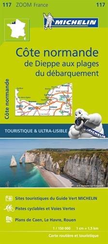 NORMANDIE CÔTIERE 11117 CARTE MICHELIN KAART 2014 (KAARTEN/CARTES MICHELIN)