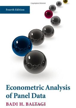 Econometric Analysis of Panel Data