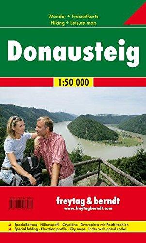 Freytag Berndt Wanderkarten, GPDST, Donausteig - Maßstab 1:50 000