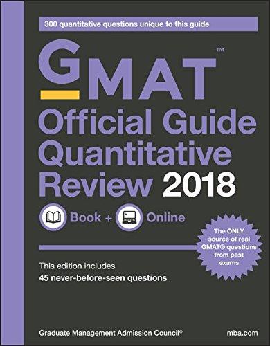 GMAT Official Guide 2018 Quantitative Review: Book + Online (Official Guide for Gmat Quantitative Review)