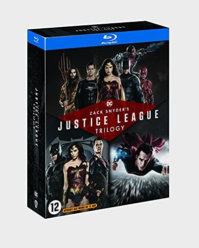 Coffret zack snyder dc : man of steel + batman vs superman + justice league snyder's cut [Blu-ray] [FR Import]