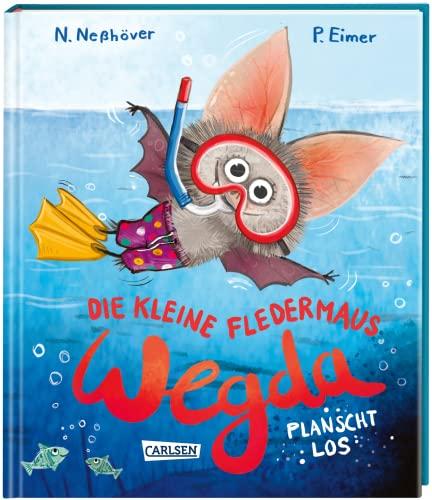 Die kleine Fledermaus Wegda: Wegda planscht los: Ein Vorlesebuch für Kinder ab 4 mit kurzen Gute-Nacht-Geschichten