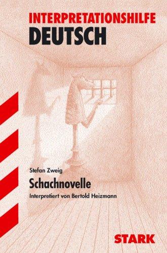 Interpretationshilfe Deutsch / Schachnovelle