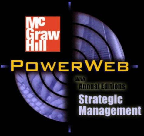 Strategic Management with Powerweb - Concepts & Cases (witho