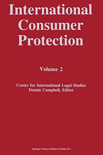 International Consumer Protection: Volume 2