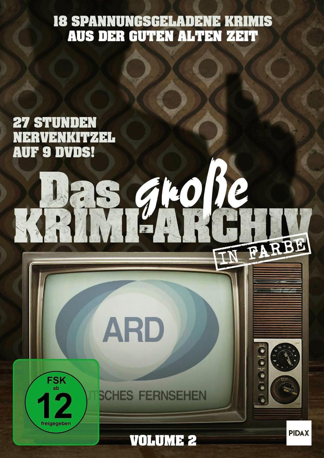 Das große Krimi-Archiv, Vol. 2 / Weitere 18 spannungsgeladene Krimi-Straßenfeger [9 DVDs]