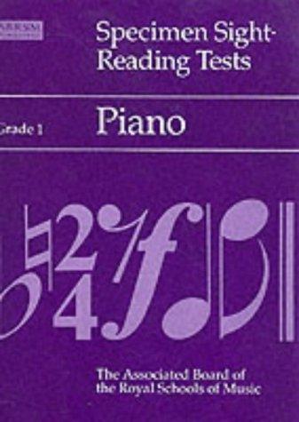 Specimen Sight Reading Tests: Grade 1 Piano