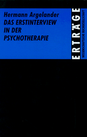 Das Erstinterview in der Psychotherapie