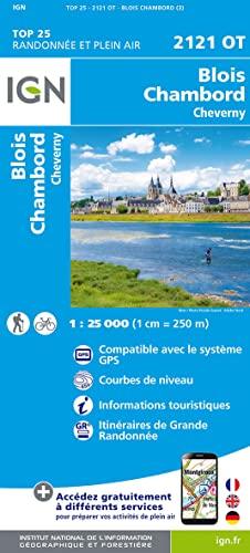 Blois Chambord Cheverny 1:25 000