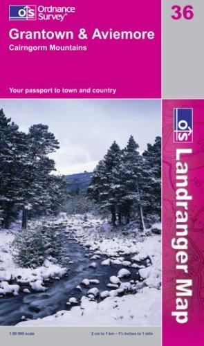 Grantown, Aviemore and Cairngorm Mountains (Landranger Maps)