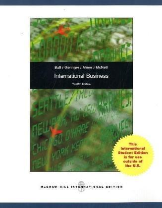 International Business: The Challenge of Global Competition