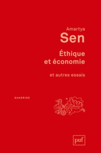 Ethique et économie : et autres essais