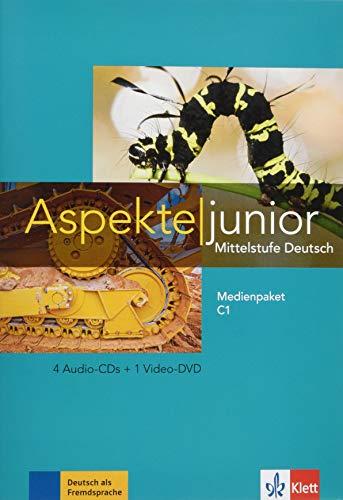 Aspekte junior C1: Mittelstufe Deutsch. Medienpaket (4 Audio-CDs + Video-DVD) (Aspekte junior / Mittelstufe Deutsch)