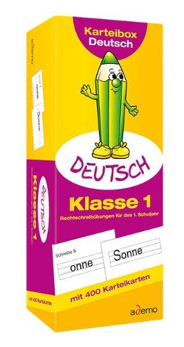 Karteibox Deutsch Klasse 1