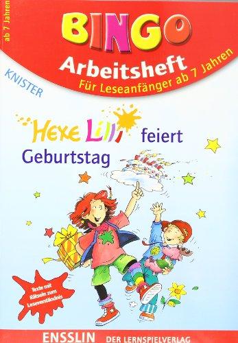 Hexe Lilli feiert Geburtstag: BINGO Arbeitsheft für Leseanfänger ab 7 Jahren