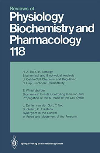 Reviews of Physiology, Biochemistry and Pharmacology (Reviews of Physiology, Biochemistry and Pharmacology, 118, Band 118)