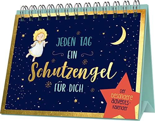 Jeden Tag ein Schutzengel für dich | Adventskalender mit Aufsteller: Der besondere Adventskalender