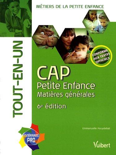 CAP petite enfance, matières générales : tout-en-un