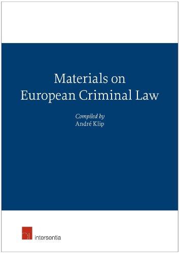 Materials on European Criminal Law