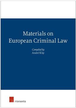 Materials on European Criminal Law