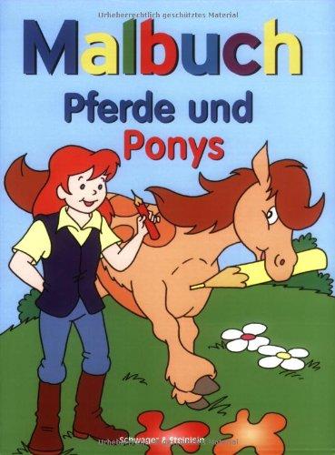 Pferde und Ponys - Malbuch