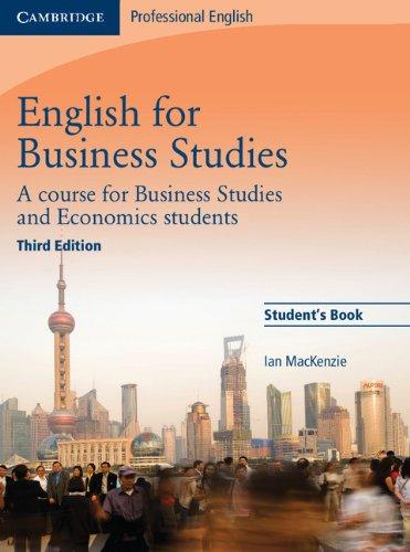 English for Business Studies: A Course for Business Studies and Economics Students (Cambridge Professional English)