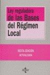 Ley reguladora de las bases del regimen local / Law on the Foundations of the Local Regime (Derecho)