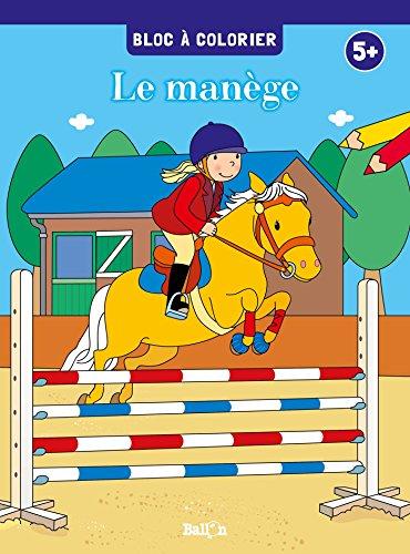 Bloc à colorier - chevaux et poneys: 5+