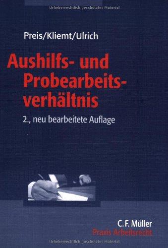 Aushilfs- und Probearbeitsverhältnis