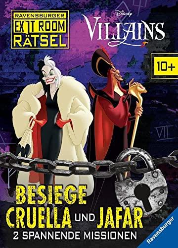 Ravensburger Exit Room Rätsel: Disney Villains - Besiege Cruella und Jafar: 2 spannende Missionen