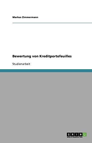 Bewertung von Kreditportefeuilles