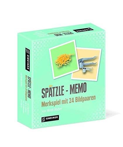 Spätzle-Memo: Merkspiel mit 24 Bildpaaren