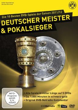 Die 10 besten BVB-Spiele der Saison 2011/2012 - Deutscher Meister & Pokal Sieger 2012 [5 DVDs]