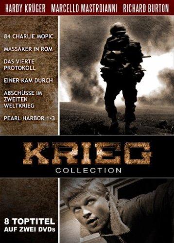 Krieg Collection (84 Charlie Mopic/Massaker in Rom/Das vierte Protokoll/Einer kam durch/Abschüsse im zweiten Weltkrieg/Pearl Harbor - Teil 1-3) [2 DVDs]