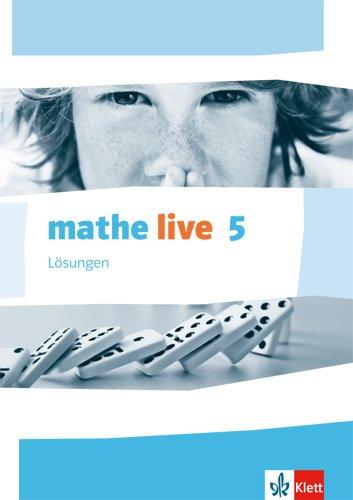 mathe live / Lösungen 5. Schuljahr: Ausgabe W