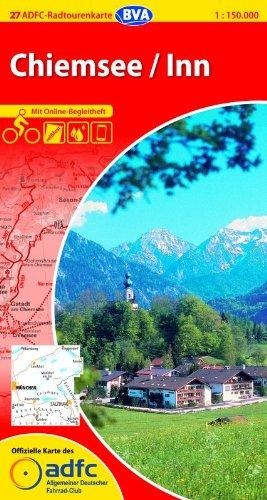 ADFC-Radtourenkarte 27 Chiemsee / Inn / Salzkammergut 1 : 150 000