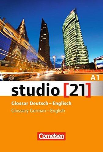 studio [21] - Grundstufe: A1: Gesamtband - Glossar Deutsch-Englisch