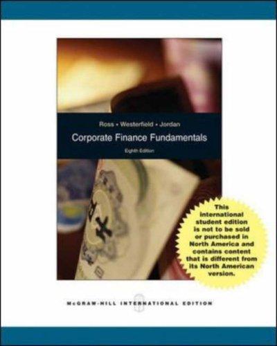 Fundamentals of Corporate Finance Alternate Edition